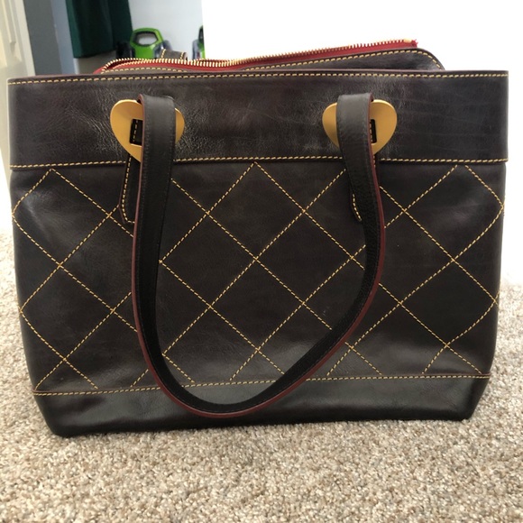 Dooney & Bourke Navy Blue Bag - Picture 2 of 4